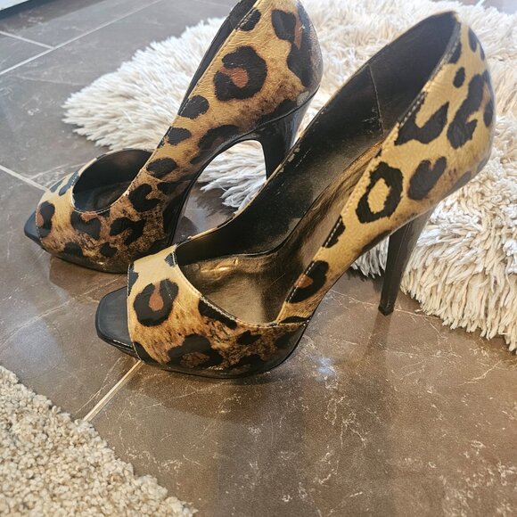 Leapord open toes heels - Picture 6 of 6
